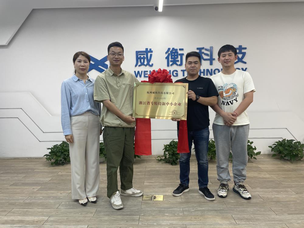 榮譽時刻|威衡科技省級專精特新授牌儀式